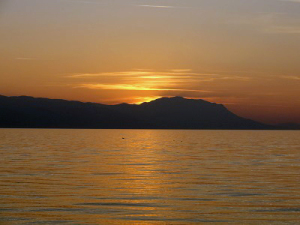 Sunset at Īznik Lake