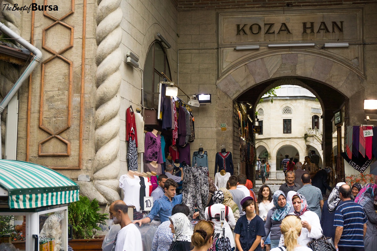 Koza Han main gate Bursa, Turkey