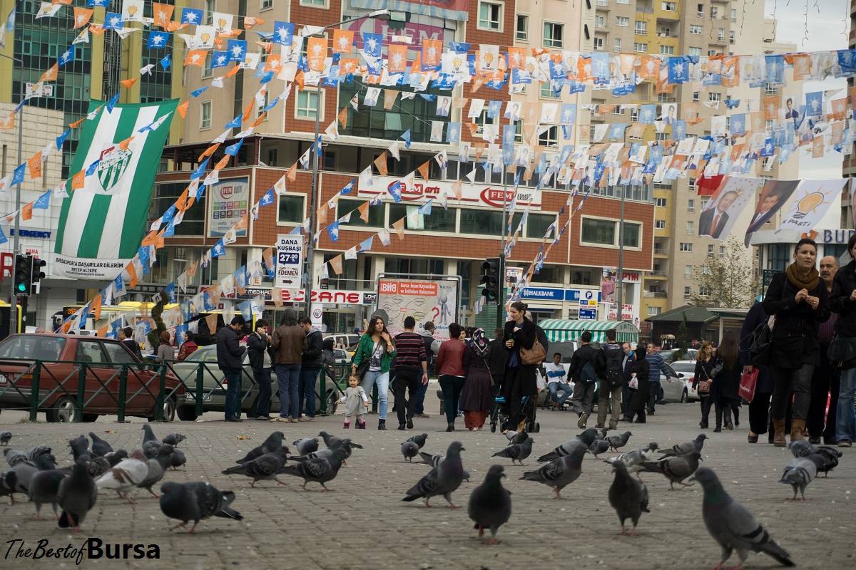 Bursa Şehreküstü square Bursa, Turkey