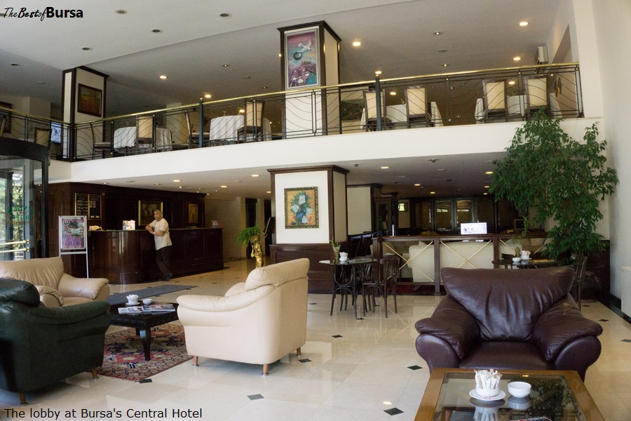 Bursa's Central Hotel Lobby