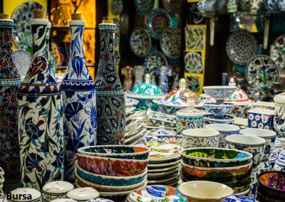 Hand painted ceramics, Bursa, Turkey